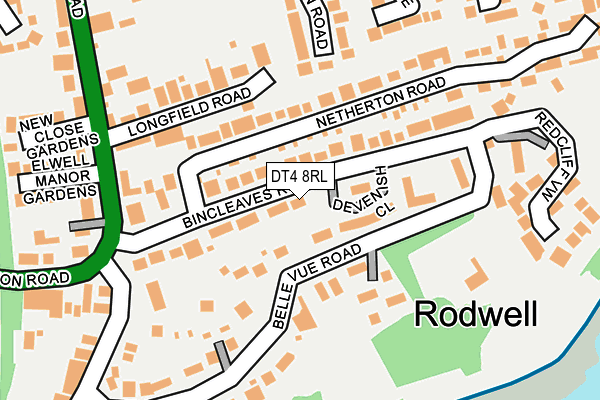 DT4 8RL map - OS OpenMap – Local (Ordnance Survey) DT4 8RL map - OS OpenMap – Local (Ordnance Survey)