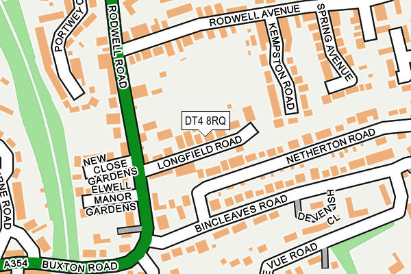 DT4 8RQ map - OS OpenMap – Local (Ordnance Survey) DT4 8RQ map - OS OpenMap – Local (Ordnance Survey)
