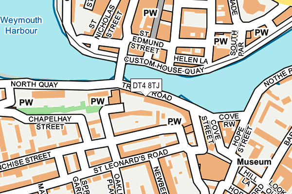 DT4 8TJ map - OS OpenMap – Local (Ordnance Survey) DT4 8TJ map - OS OpenMap – Local (Ordnance Survey)