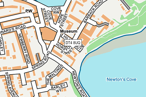 DT4 8UQ map - OS OpenMap – Local (Ordnance Survey) DT4 8UQ map - OS OpenMap – Local (Ordnance Survey)