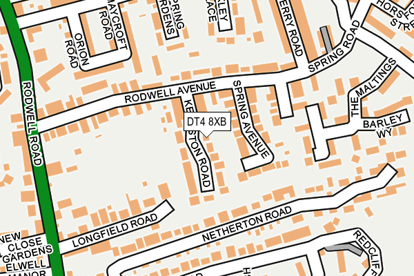 DT4 8XB map - OS OpenMap – Local (Ordnance Survey) DT4 8XB map - OS OpenMap – Local (Ordnance Survey)