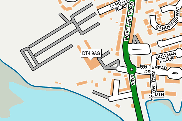 DT4 9AG map - OS OpenMap – Local (Ordnance Survey) DT4 9AG map - OS OpenMap – Local (Ordnance Survey)