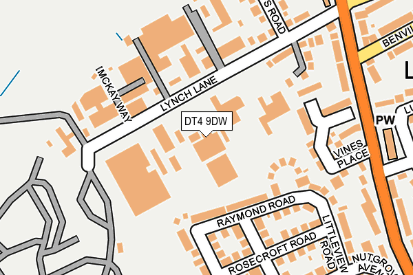 DT4 9DW map - OS OpenMap – Local (Ordnance Survey) DT4 9DW map - OS OpenMap – Local (Ordnance Survey)