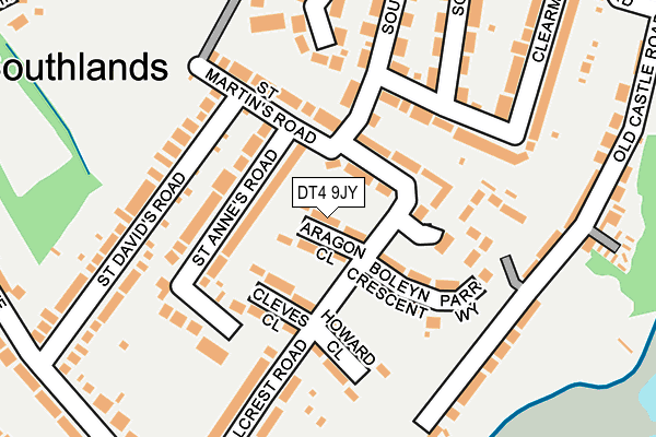DT4 9JY map - OS OpenMap – Local (Ordnance Survey) DT4 9JY map - OS OpenMap – Local (Ordnance Survey)