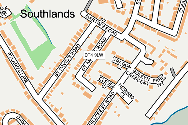 DT4 9LW map - OS OpenMap – Local (Ordnance Survey) DT4 9LW map - OS OpenMap – Local (Ordnance Survey)