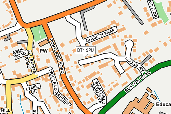 DT4 9PU map - OS OpenMap – Local (Ordnance Survey) DT4 9PU map - OS OpenMap – Local (Ordnance Survey)
