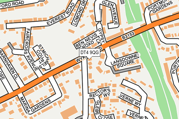 DT4 9QG map - OS OpenMap – Local (Ordnance Survey) DT4 9QG map - OS OpenMap – Local (Ordnance Survey)