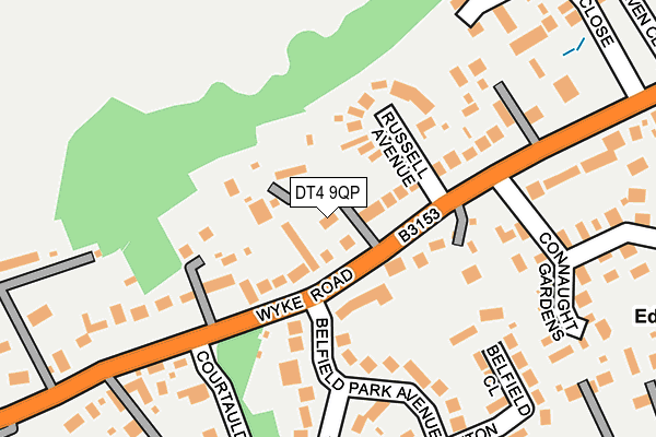 DT4 9QP map - OS OpenMap – Local (Ordnance Survey) DT4 9QP map - OS OpenMap – Local (Ordnance Survey)