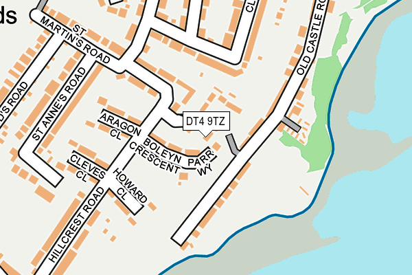 DT4 9TZ map - OS OpenMap – Local (Ordnance Survey) DT4 9TZ map - OS OpenMap – Local (Ordnance Survey)