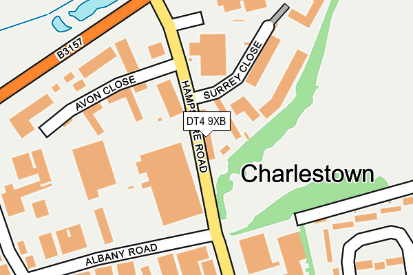 DT4 9XB map - OS OpenMap – Local (Ordnance Survey) DT4 9XB map - OS OpenMap – Local (Ordnance Survey)