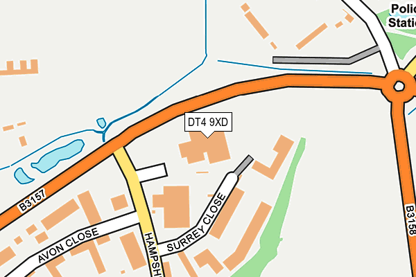 DT4 9XD map - OS OpenMap – Local (Ordnance Survey) DT4 9XD map - OS OpenMap – Local (Ordnance Survey)