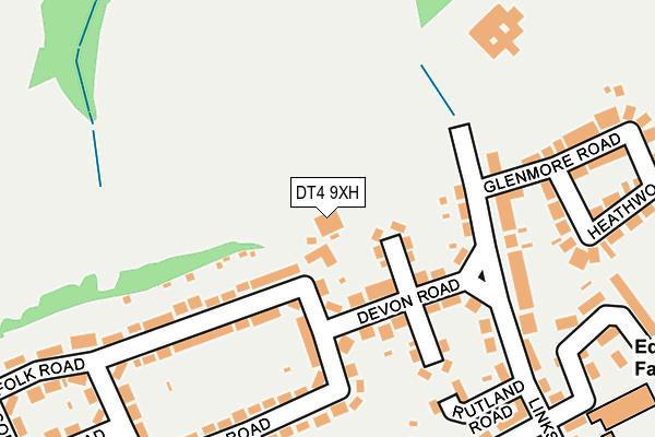 DT4 9XH map - OS OpenMap – Local (Ordnance Survey) DT4 9XH map - OS OpenMap – Local (Ordnance Survey)