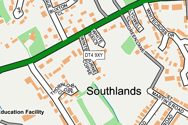 DT4 9XY map - OS OpenMap – Local (Ordnance Survey)