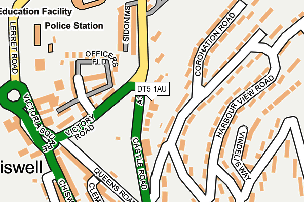 DT5 1AU map - OS OpenMap – Local (Ordnance Survey) DT5 1AU map - OS OpenMap – Local (Ordnance Survey)