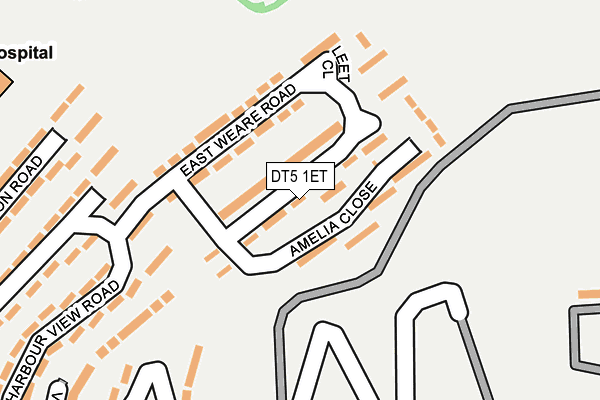 DT5 1ET map - OS OpenMap – Local (Ordnance Survey)