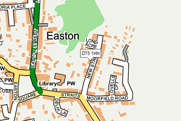 DT5 1HH map - OS OpenMap – Local (Ordnance Survey)