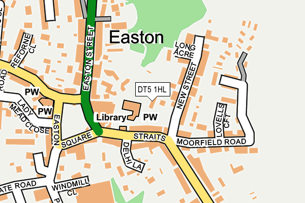 DT5 1HL map - OS OpenMap – Local (Ordnance Survey)
