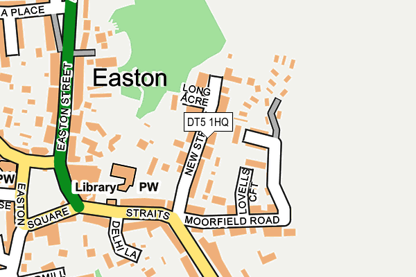 DT5 1HQ map - OS OpenMap – Local (Ordnance Survey)