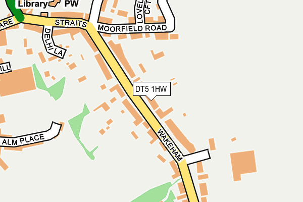 DT5 1HW map - OS OpenMap – Local (Ordnance Survey) DT5 1HW map - OS OpenMap – Local (Ordnance Survey)