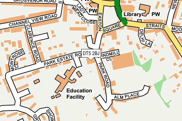DT5 2BJ map - OS OpenMap – Local (Ordnance Survey) DT5 2BJ map - OS OpenMap – Local (Ordnance Survey)