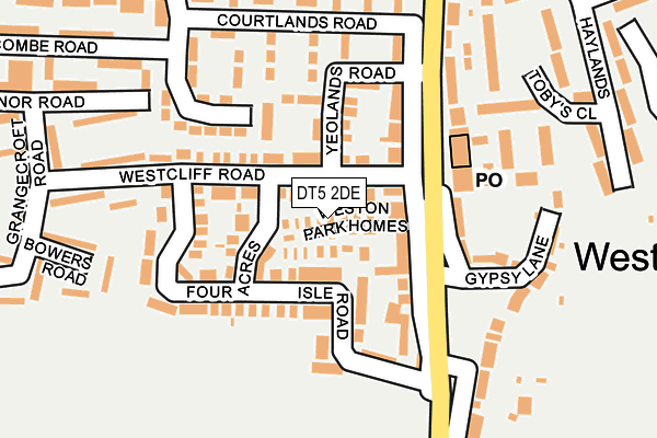 DT5 2DE map - OS OpenMap – Local (Ordnance Survey) DT5 2DE map - OS OpenMap – Local (Ordnance Survey)