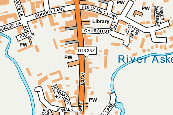 DT6 3NZ map - OS OpenMap – Local (Ordnance Survey) DT6 3NZ map - OS OpenMap – Local (Ordnance Survey)