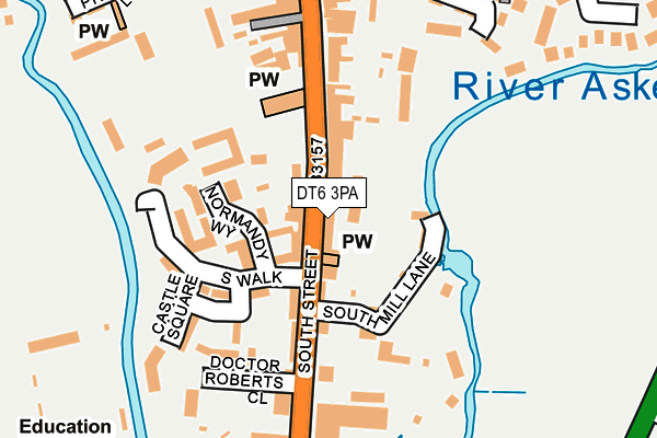 DT6 3PA map - OS OpenMap – Local (Ordnance Survey) DT6 3PA map - OS OpenMap – Local (Ordnance Survey)