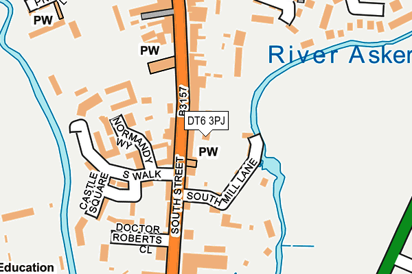 DT6 3PJ map - OS OpenMap – Local (Ordnance Survey) DT6 3PJ map - OS OpenMap – Local (Ordnance Survey)