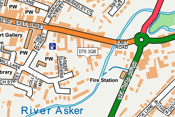 DT6 3QB map - OS OpenMap – Local (Ordnance Survey)