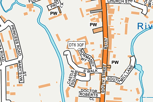 DT6 3QF map - OS OpenMap – Local (Ordnance Survey) DT6 3QF map - OS OpenMap – Local (Ordnance Survey)