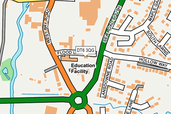 DT6 3QG map - OS OpenMap – Local (Ordnance Survey) DT6 3QG map - OS OpenMap – Local (Ordnance Survey)