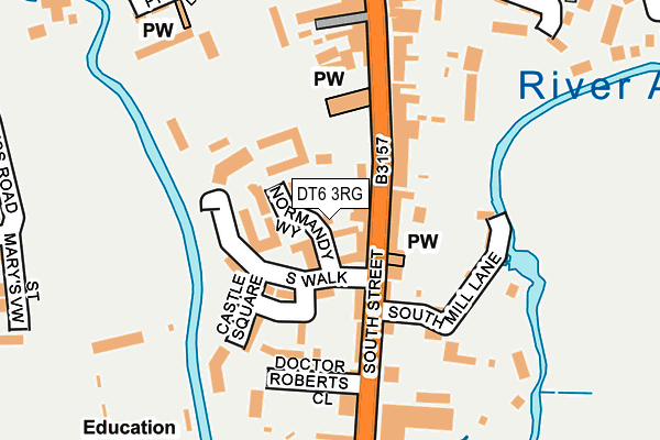 DT6 3RG map - OS OpenMap – Local (Ordnance Survey) DT6 3RG map - OS OpenMap – Local (Ordnance Survey)
