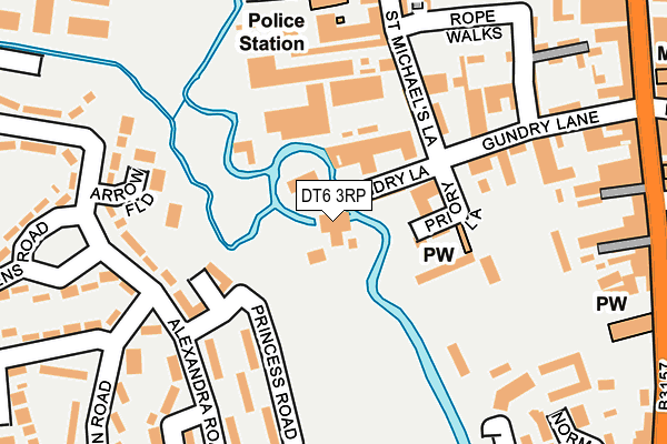 DT6 3RP map - OS OpenMap – Local (Ordnance Survey)
