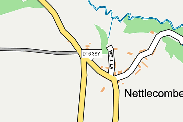 DT6 3SY map - OS OpenMap – Local (Ordnance Survey)