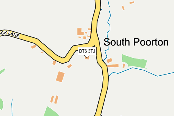 DT6 3TJ map - OS OpenMap – Local (Ordnance Survey)