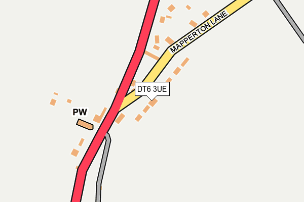 DT6 3UE map - OS OpenMap – Local (Ordnance Survey) DT6 3UE map - OS OpenMap – Local (Ordnance Survey)