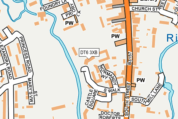 DT6 3XB map - OS OpenMap – Local (Ordnance Survey) DT6 3XB map - OS OpenMap – Local (Ordnance Survey)