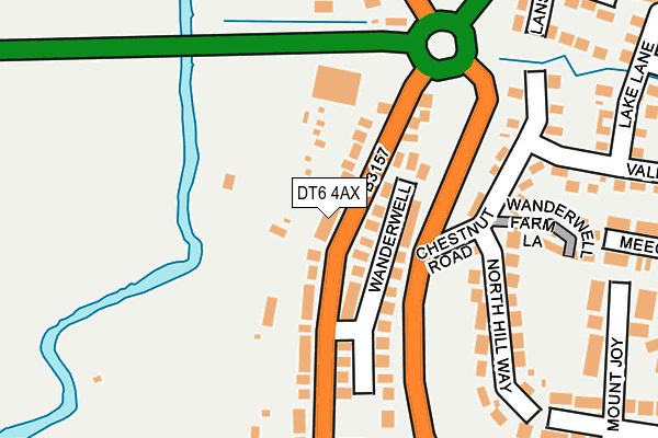 DT6 4AX map - OS OpenMap – Local (Ordnance Survey) DT6 4AX map - OS OpenMap – Local (Ordnance Survey)