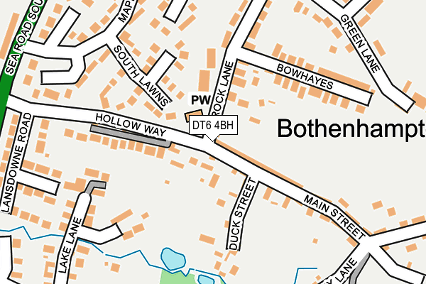 DT6 4BH map - OS OpenMap – Local (Ordnance Survey) DT6 4BH map - OS OpenMap – Local (Ordnance Survey)