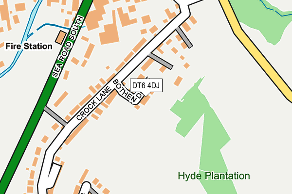 DT6 4DJ map - OS OpenMap – Local (Ordnance Survey) DT6 4DJ map - OS OpenMap – Local (Ordnance Survey)