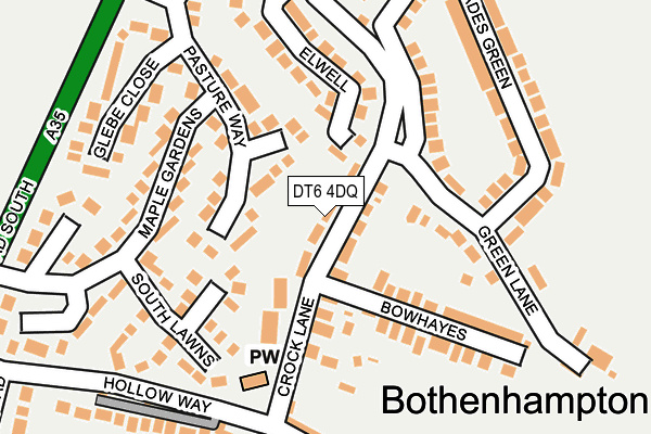 DT6 4DQ map - OS OpenMap – Local (Ordnance Survey) DT6 4DQ map - OS OpenMap – Local (Ordnance Survey)