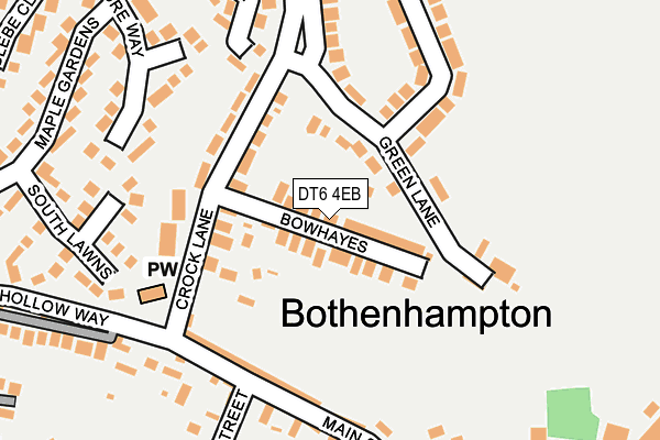 DT6 4EB map - OS OpenMap – Local (Ordnance Survey) DT6 4EB map - OS OpenMap – Local (Ordnance Survey)