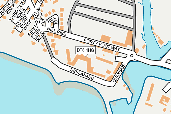 DT6 4HG map - OS OpenMap – Local (Ordnance Survey)
