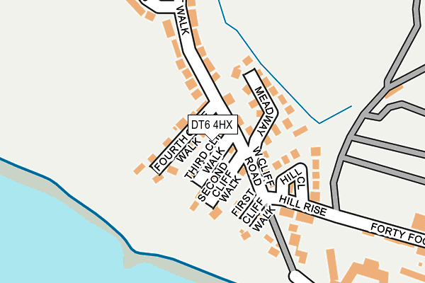 DT6 4HX map - OS OpenMap – Local (Ordnance Survey) DT6 4HX map - OS OpenMap – Local (Ordnance Survey)
