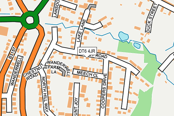 DT6 4JR map - OS OpenMap – Local (Ordnance Survey) DT6 4JR map - OS OpenMap – Local (Ordnance Survey)