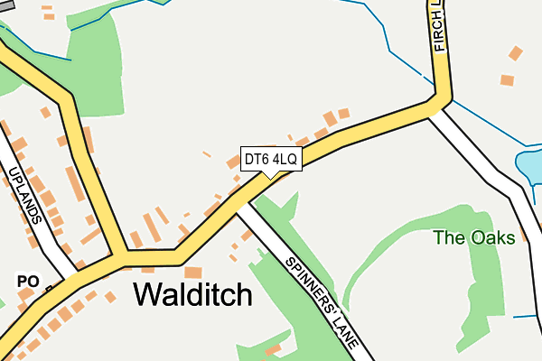 DT6 4LQ map - OS OpenMap – Local (Ordnance Survey) DT6 4LQ map - OS OpenMap – Local (Ordnance Survey)