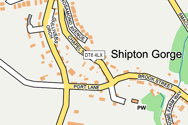 DT6 4LX map - OS OpenMap – Local (Ordnance Survey) DT6 4LX map - OS OpenMap – Local (Ordnance Survey)