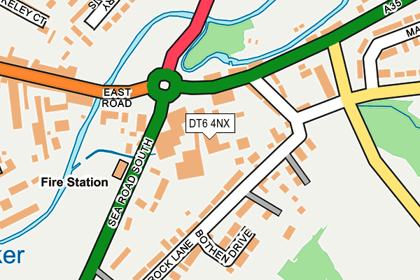 DT6 4NX map - OS OpenMap – Local (Ordnance Survey) DT6 4NX map - OS OpenMap – Local (Ordnance Survey)