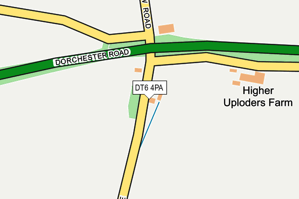 DT6 4PA map - OS OpenMap – Local (Ordnance Survey) DT6 4PA map - OS OpenMap – Local (Ordnance Survey)