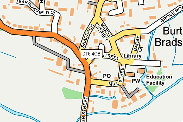 DT6 4QB map - OS OpenMap – Local (Ordnance Survey) DT6 4QB map - OS OpenMap – Local (Ordnance Survey)